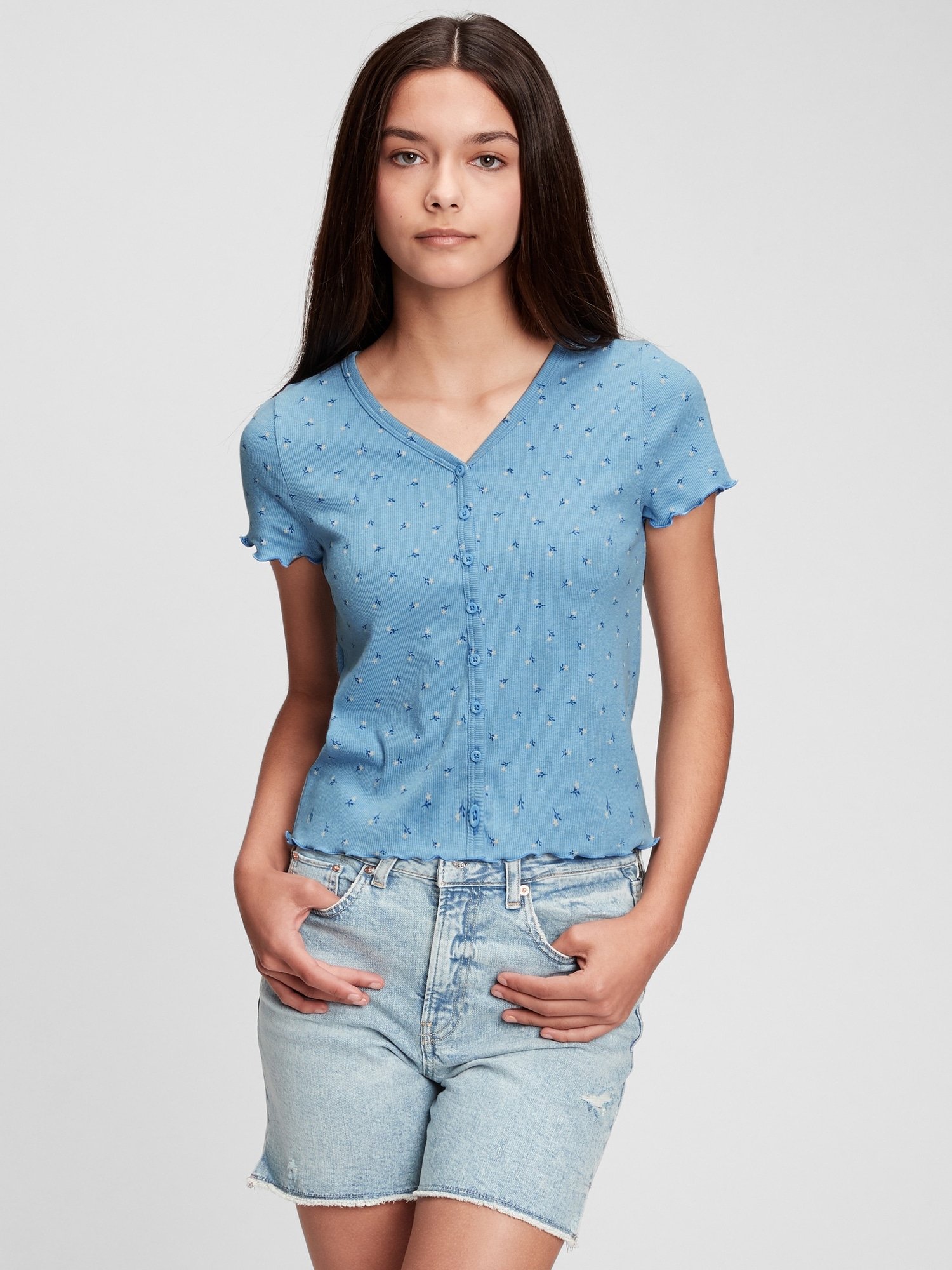 Teen V-Neck Top Gap picture picture