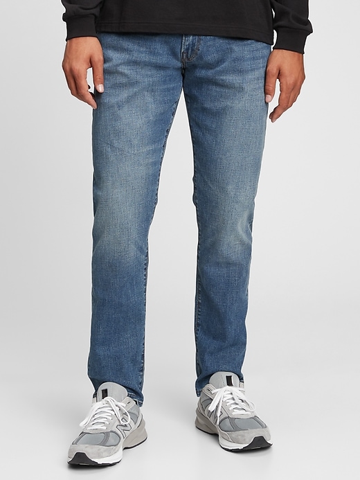 Image number 1 showing, Athletic Taper Jeans in GapFlex