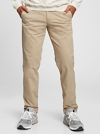 gap khakis lived in straight stretch