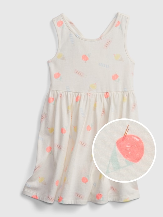 View large product image 1 of 1. Toddler Cross-Back Skater Dress