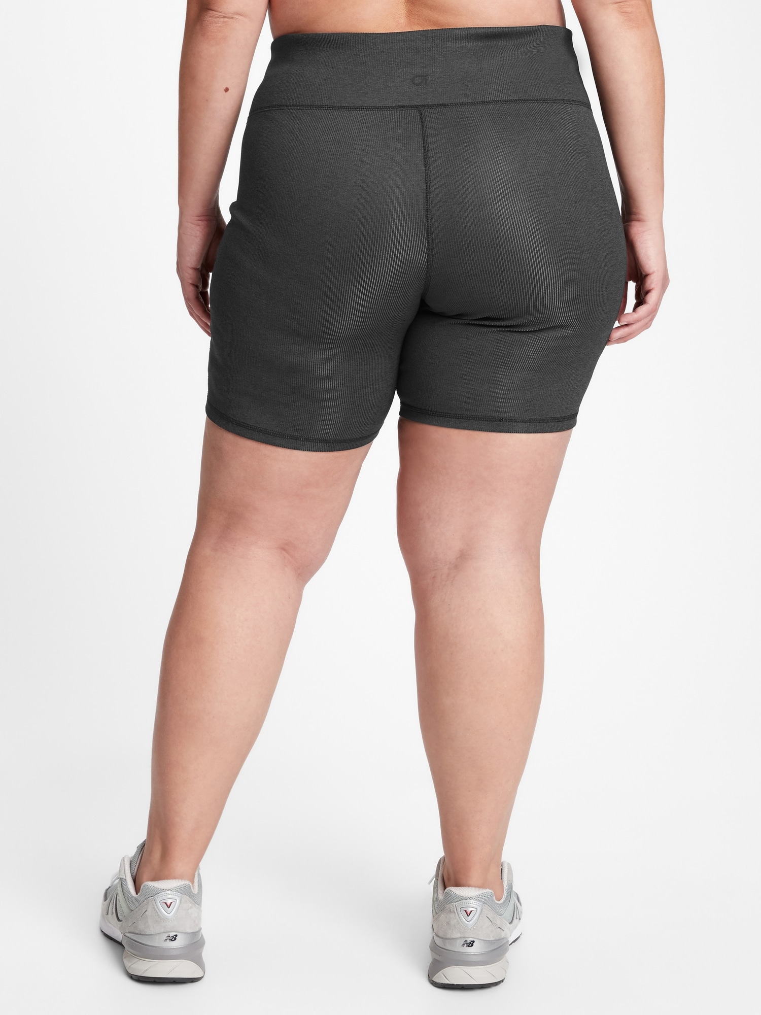 GapFit Brushed Tech Jersey Bike Shorts | Gap