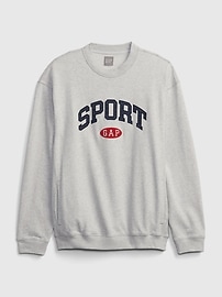 gap sports logo crewneck sweatshirt