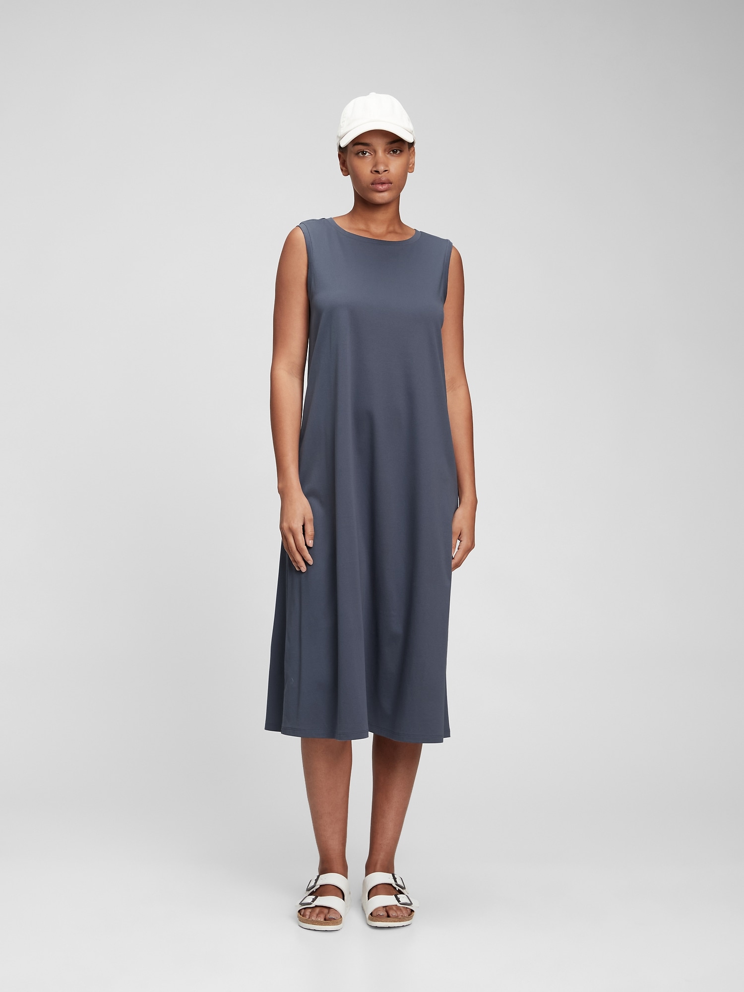 Gap sleeveless hotsell swing dress