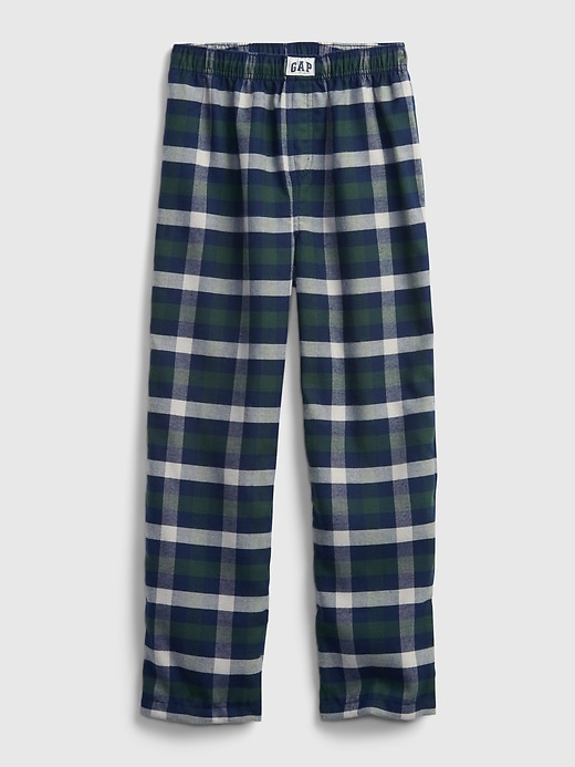 View large product image 1 of 1. Kids Recycled Polyester Flannel PJ Pants