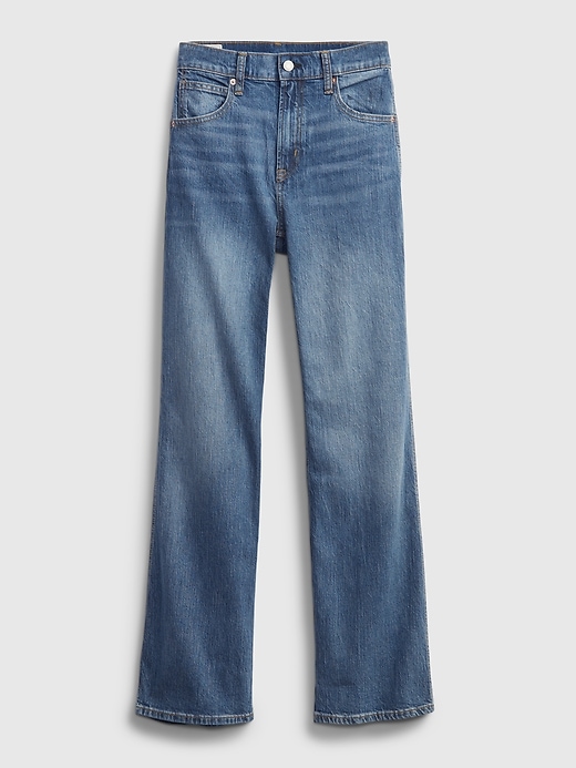 gap high waisted flare jeans