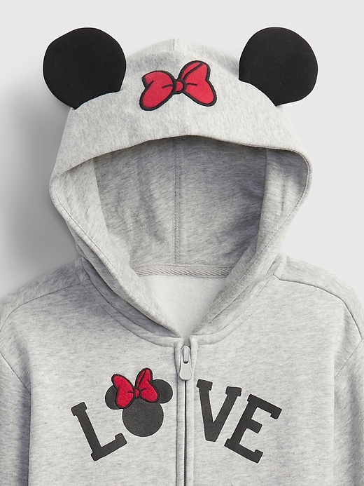 Image number 3 showing, babyGap &#124 Disney Minnie Mouse 3D Hoodie