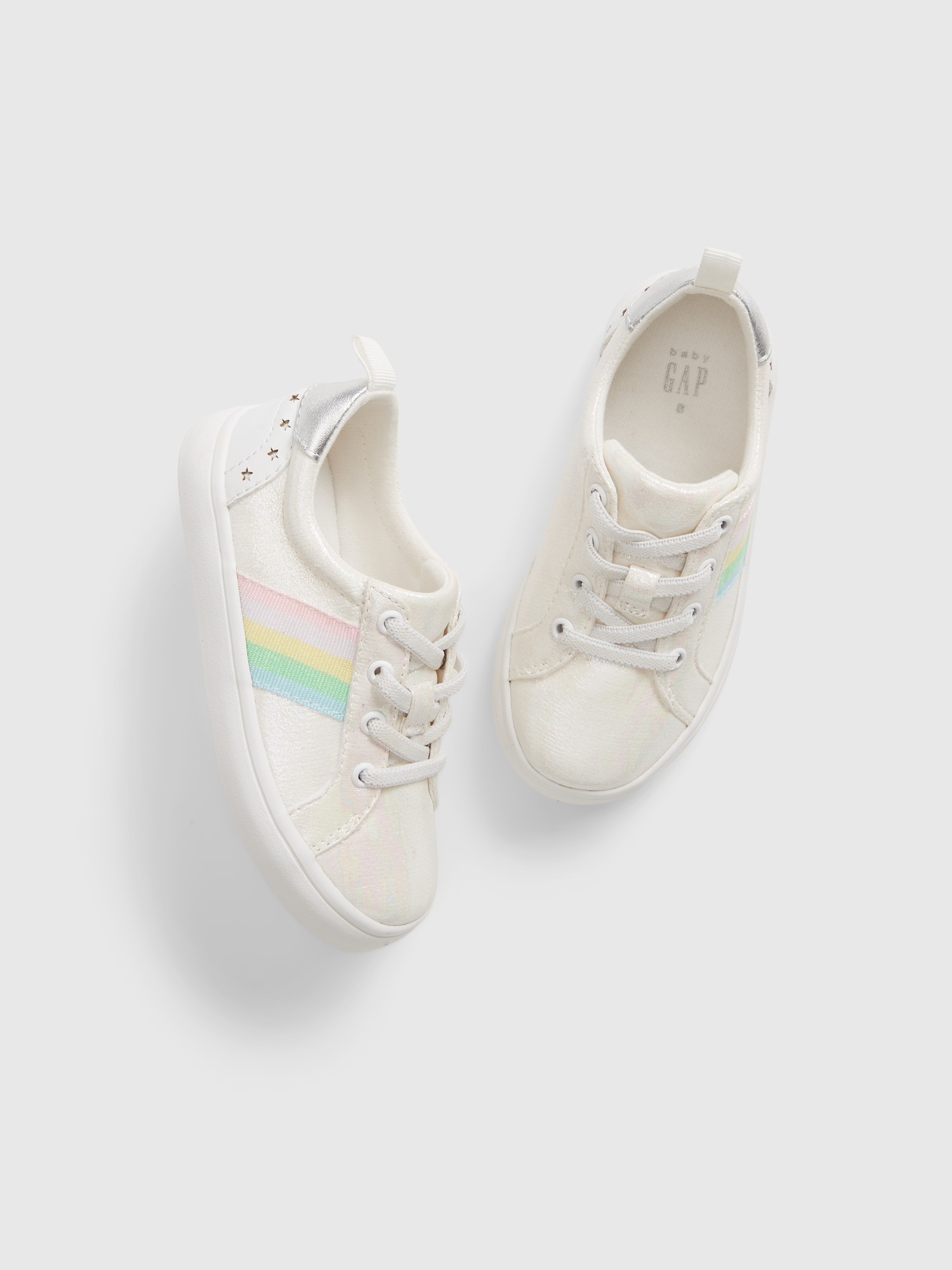 rainbow toddler sneakers