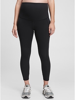 Maternity Full Panel PowerPress Side-Pocket Leggings