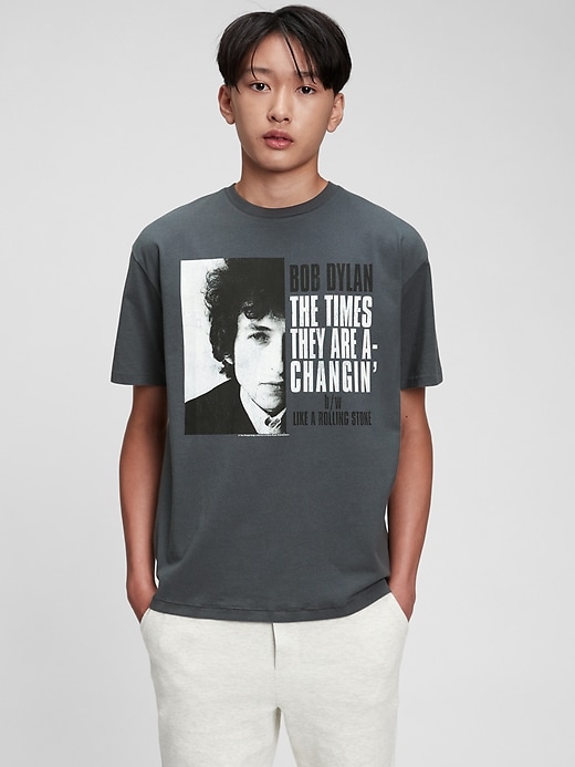 Image number 3 showing, Teen &#124 Bob Dylan 100% Organic Cotton Graphic T-Shirt