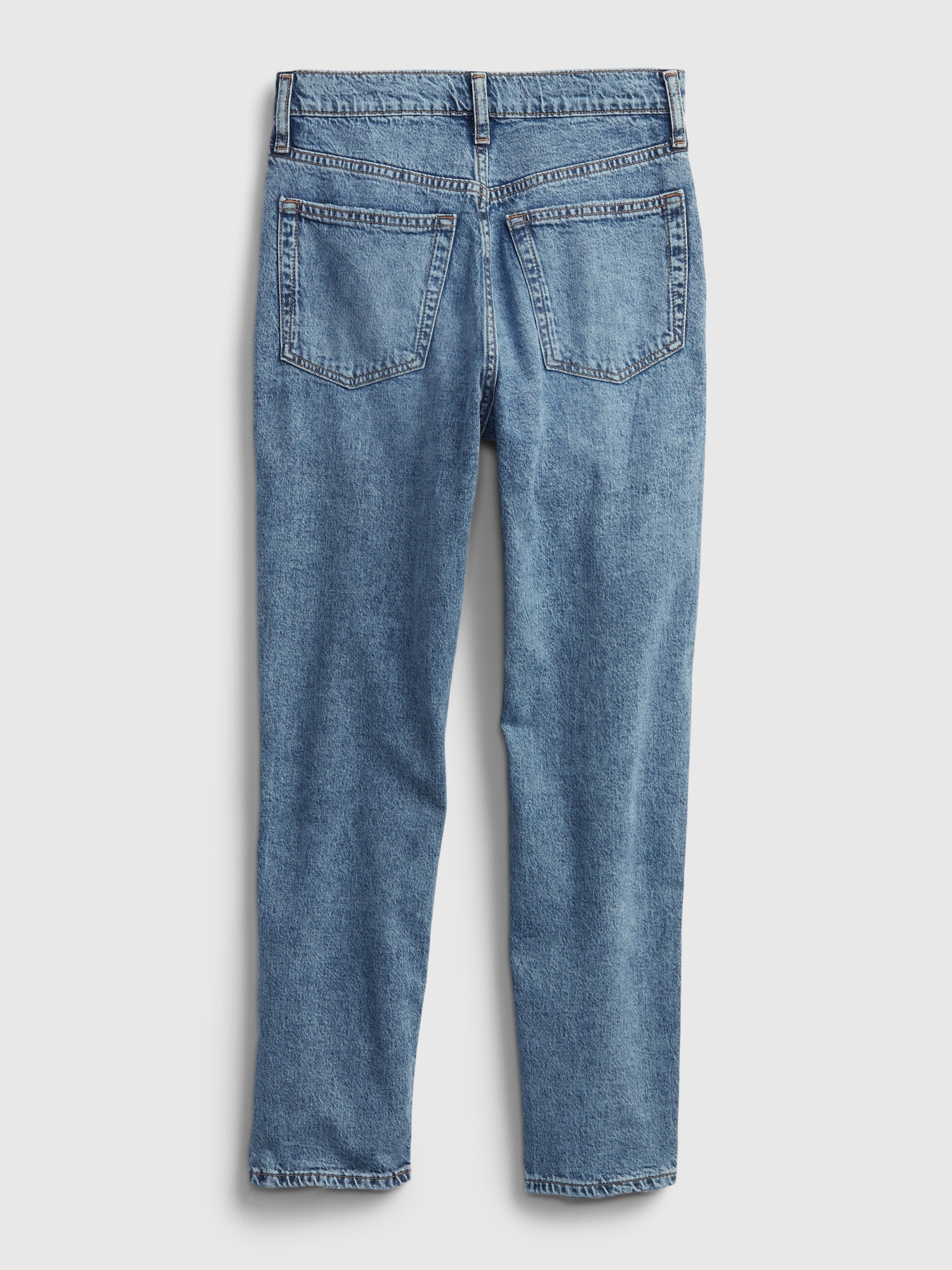 Teen Organic Cotton Sky-High Rise Mom Jeans with Washwell™ | Gap