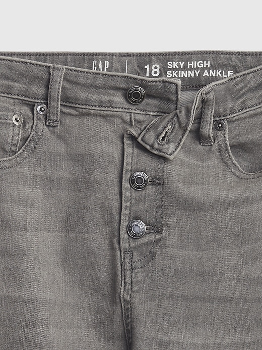 Image number 4 showing, Teen Sky High-Rise Skinny Ankle Jeans