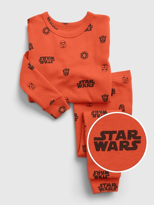 Image number 1 showing, babyGap &#124 100% Organic Cotton Star Wars PJ Set