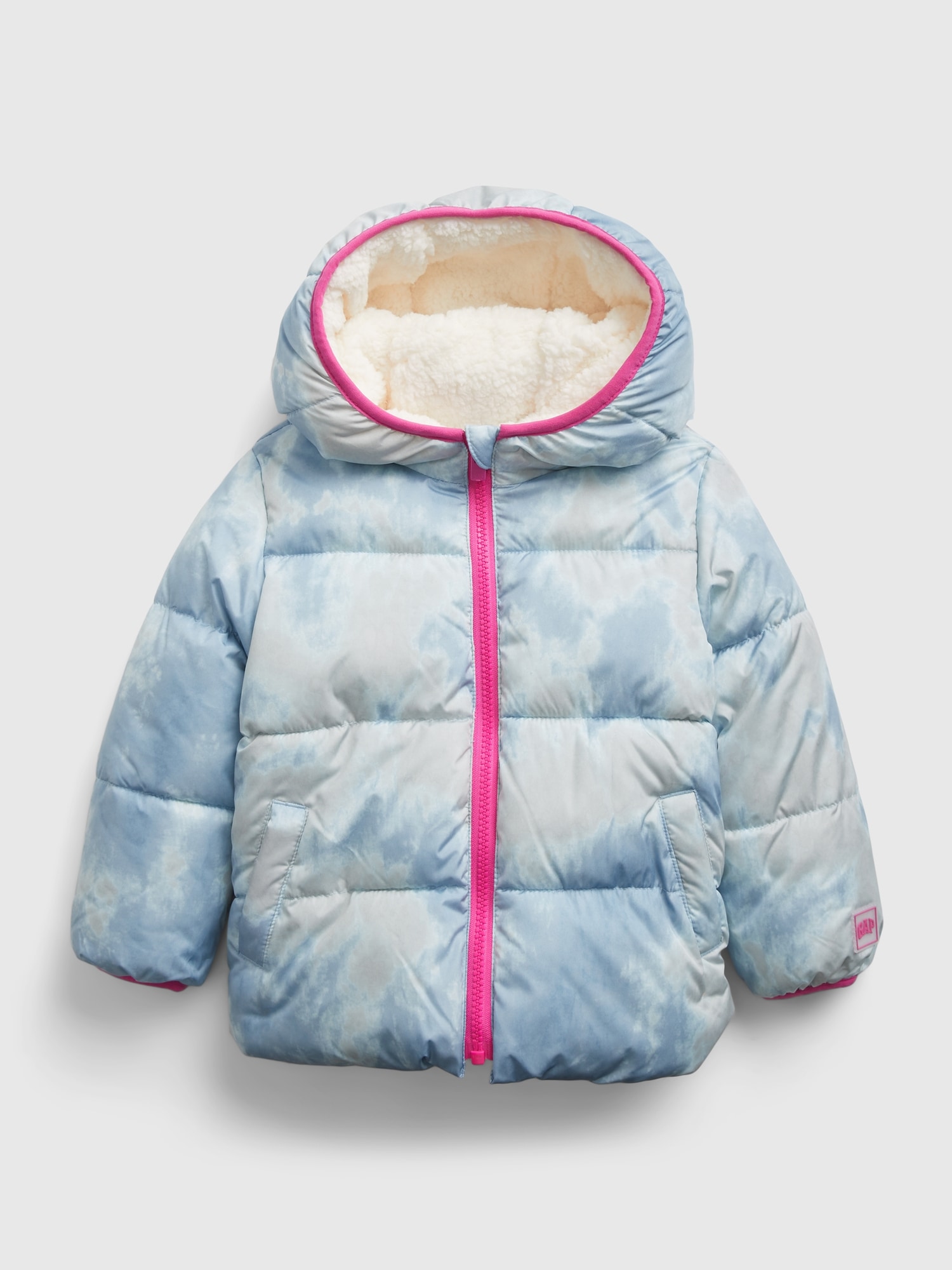 Toddler Reversible ColdControl Max Sherpa Puffer Jacket | Gap