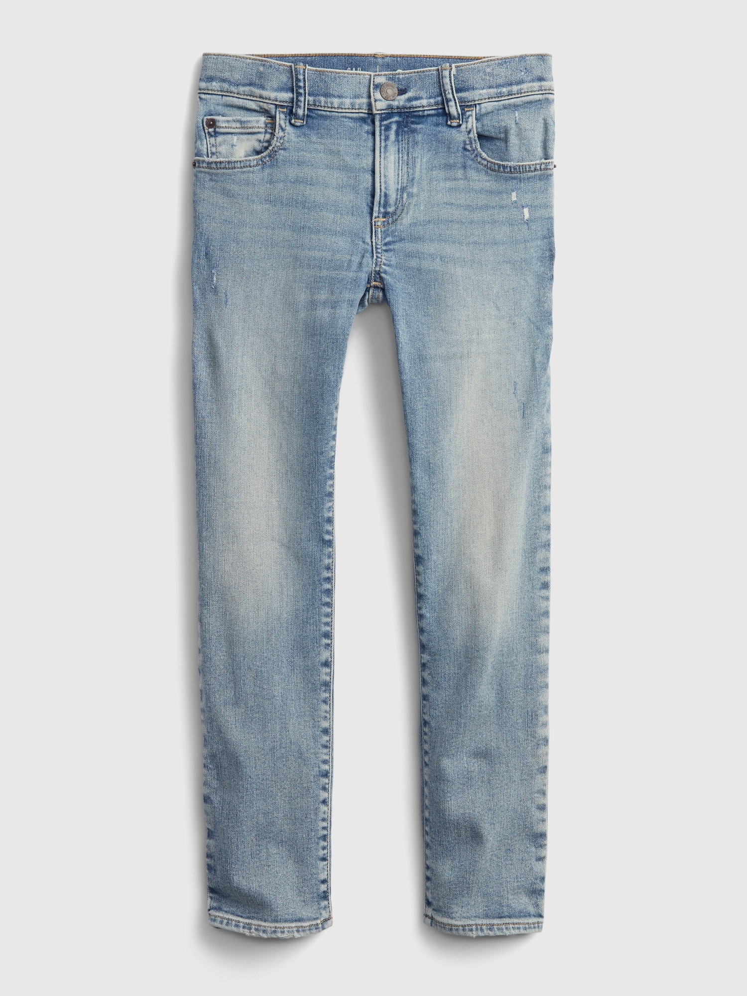 Kids Soft Wear Distressed Slim Jeans with Washwell ™ | Gap
