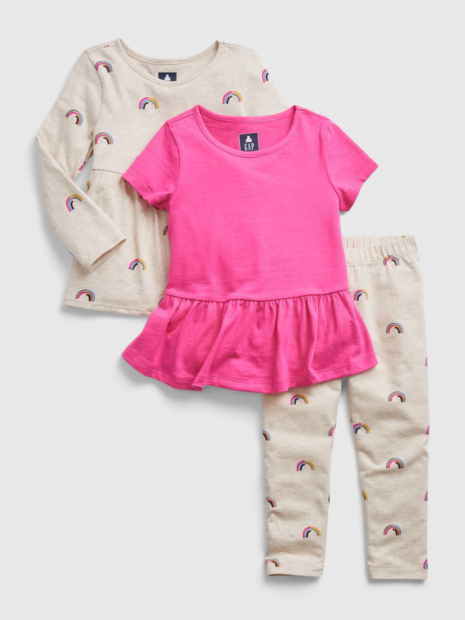 Toddler Organic Cotton Mix And Match 3 Piece Outfit Set Gap