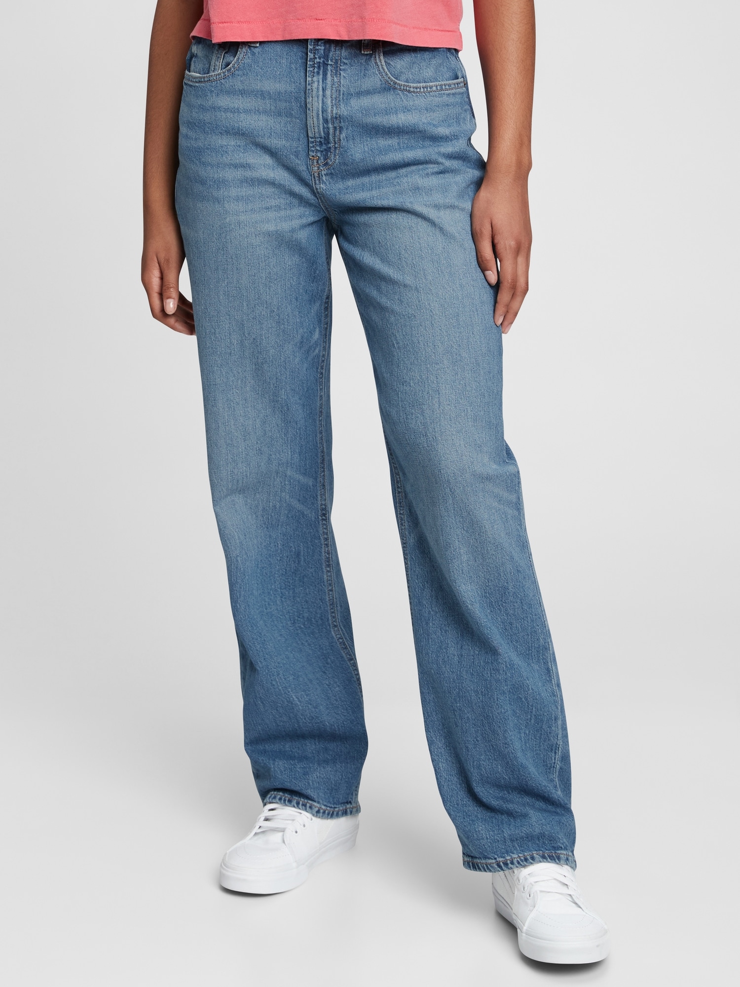 gap sky high rise jeans