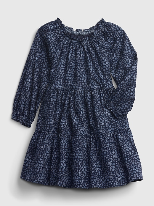 Image number 1 showing, Toddler Tiered Ruffle-Neck Dress