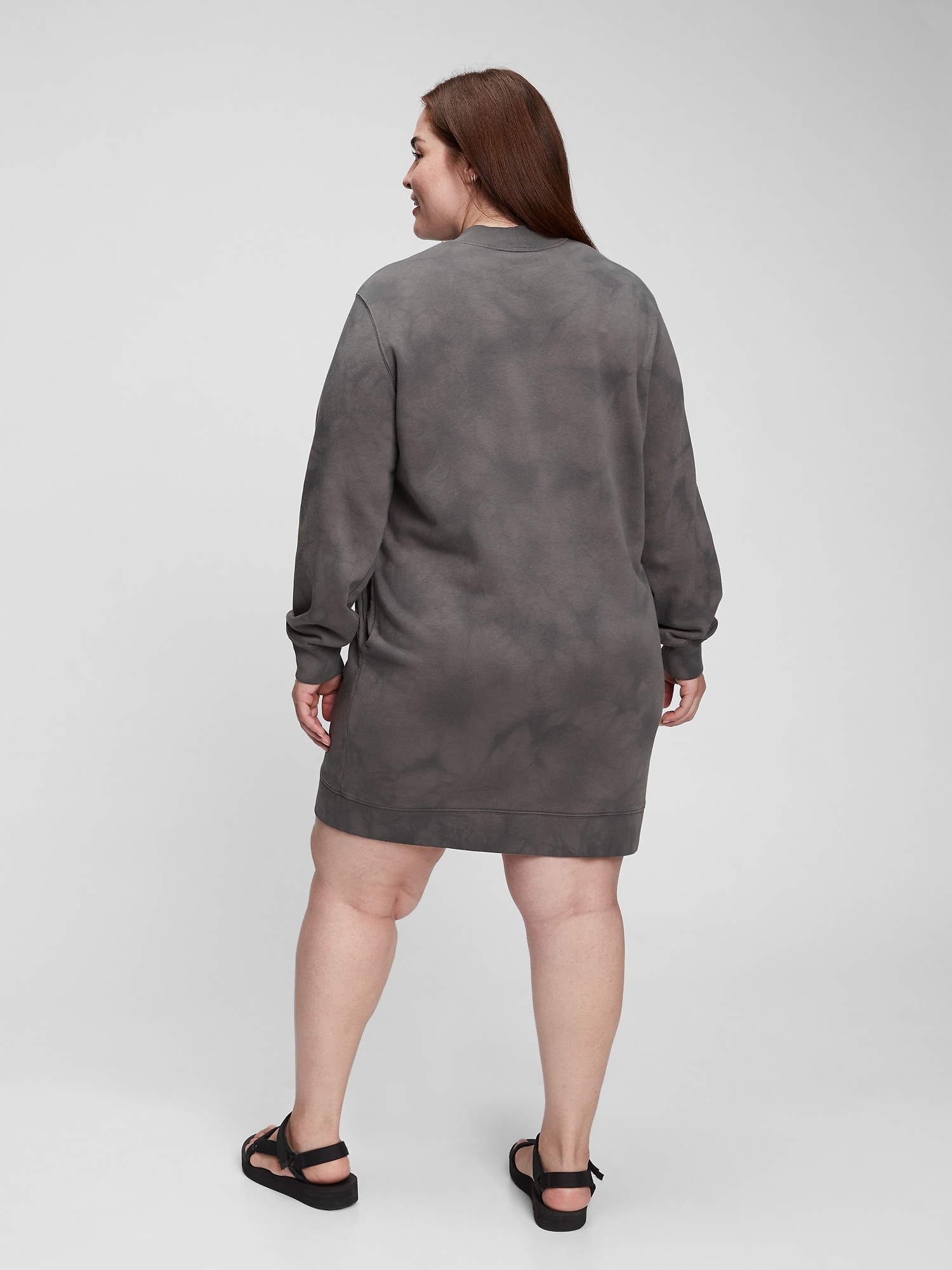 Mockneck Sweatshirt Dress Gap