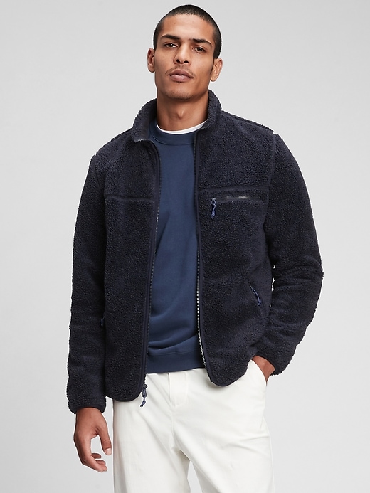 Image number 3 showing, Sherpa Fleece Jacket