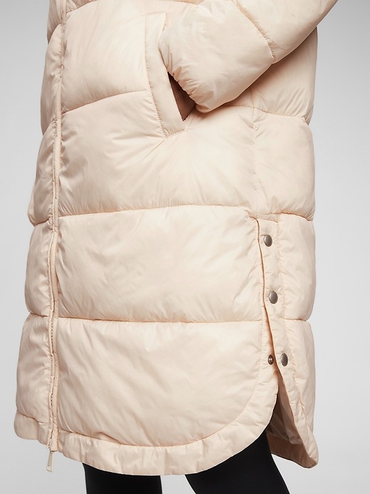 Recycled Nylon Relaxed Lightweight Puffer Jacket