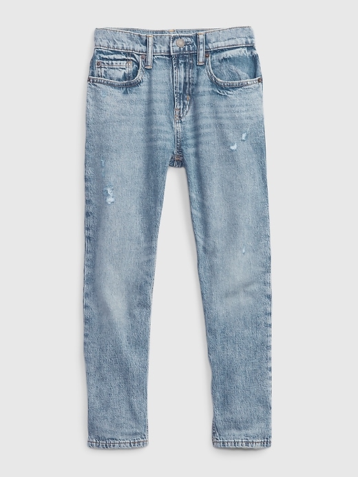 Kids Distressed Easy Taper Jeans with Washwell™ | Gap