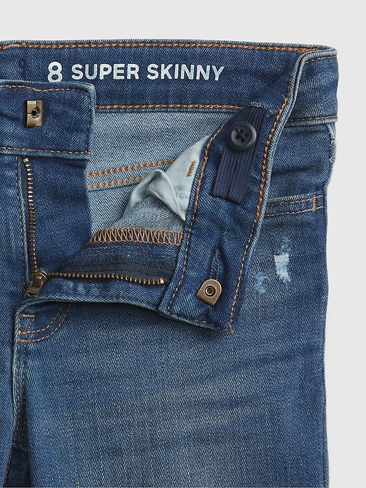Image number 4 showing, Kids Mid Rise Super Skinny Jeans