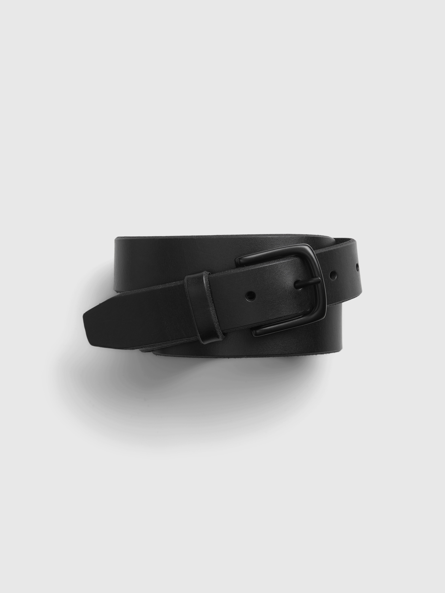 Gap Leather Belt In Black