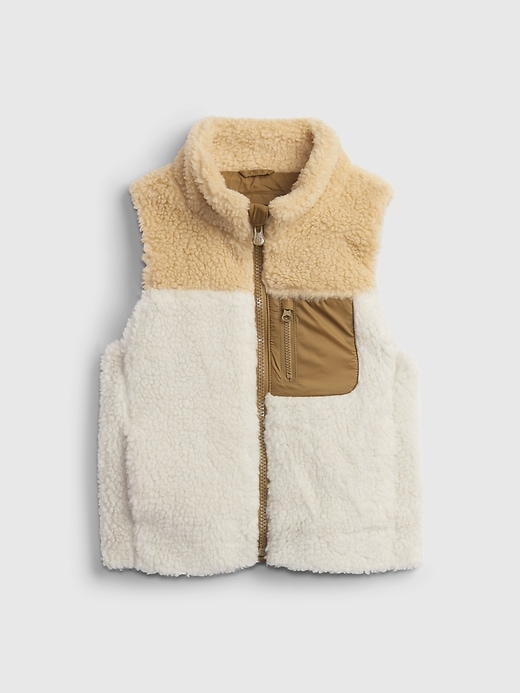 View large product image 1 of 1. Toddler Sherpa Vest