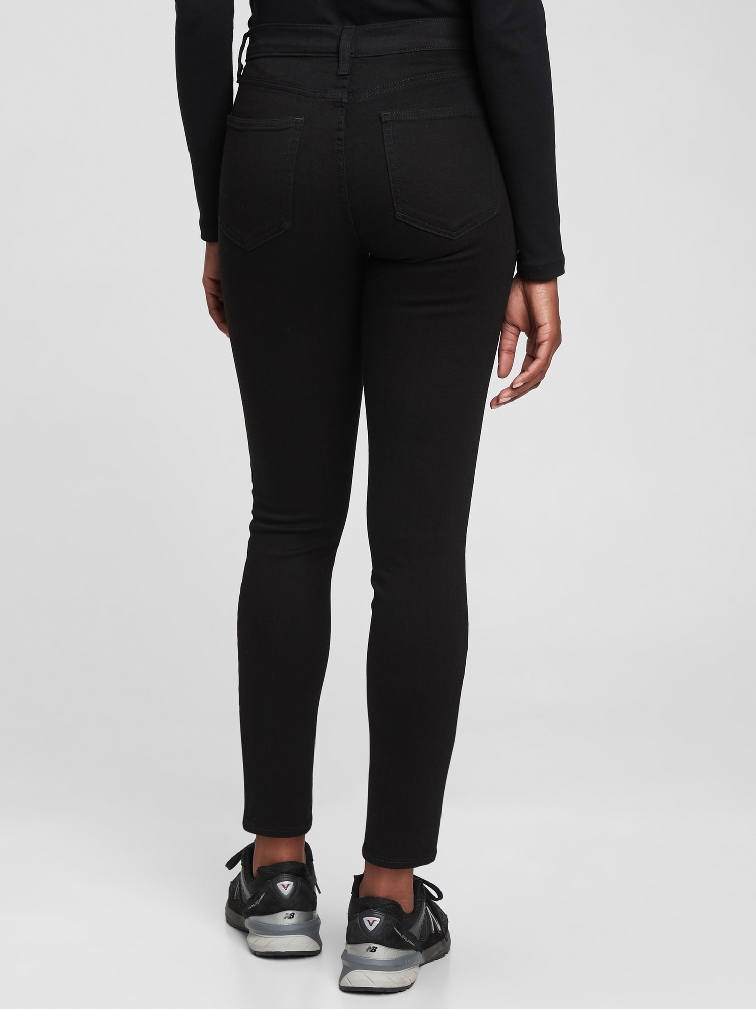 Mid Rise True Skinny Jeans with Washwell Gap