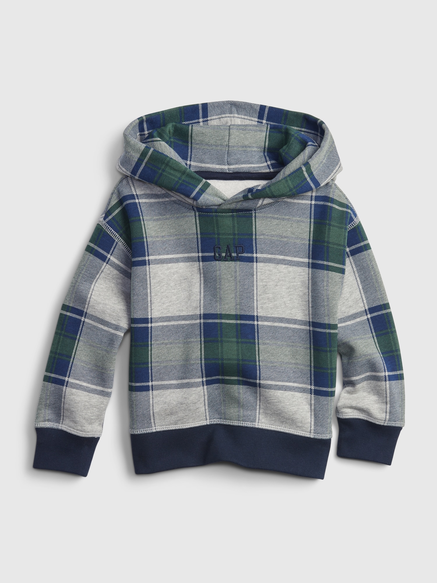 gap plaid hoodie