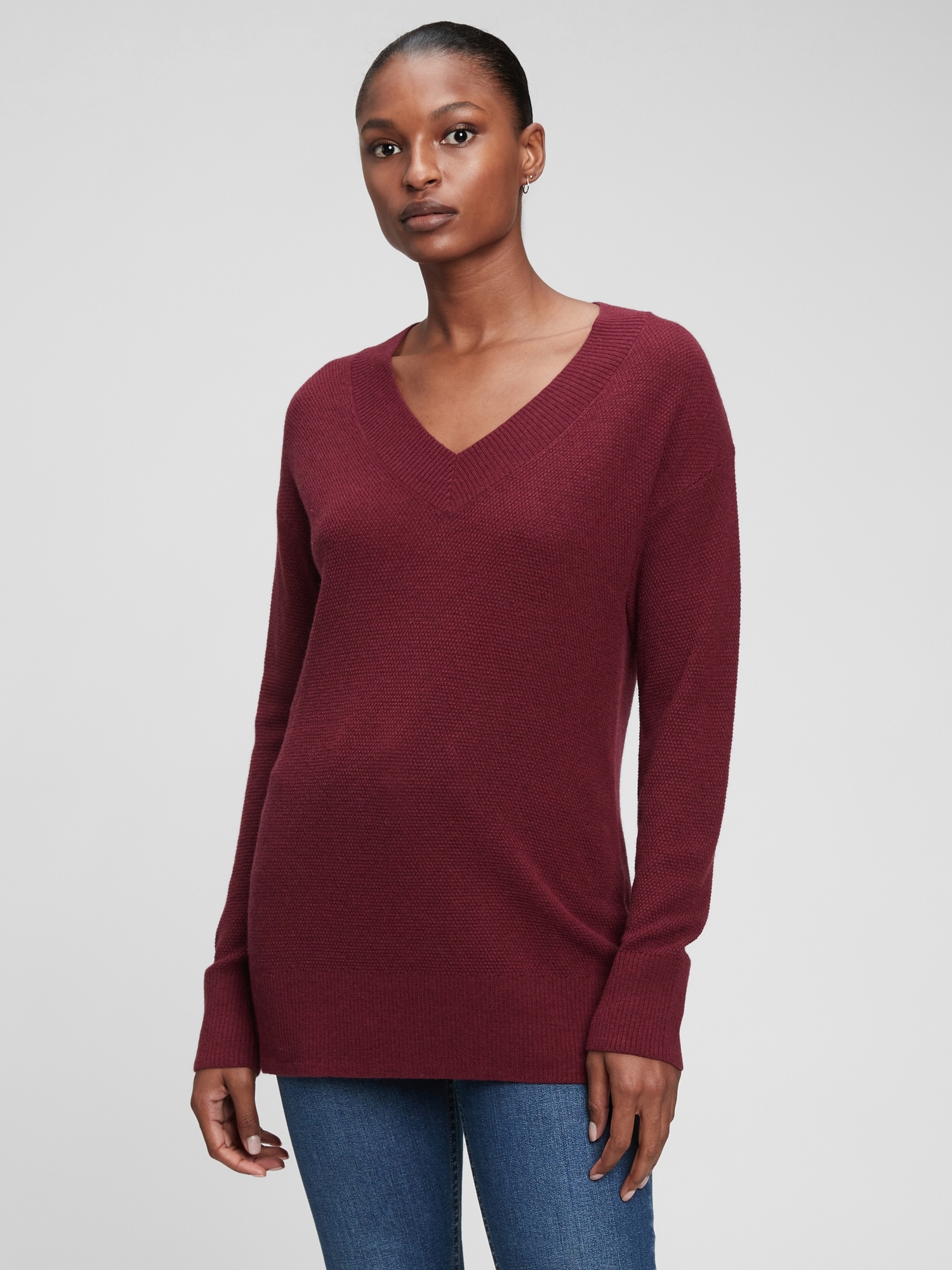 gap v neck sweater women's