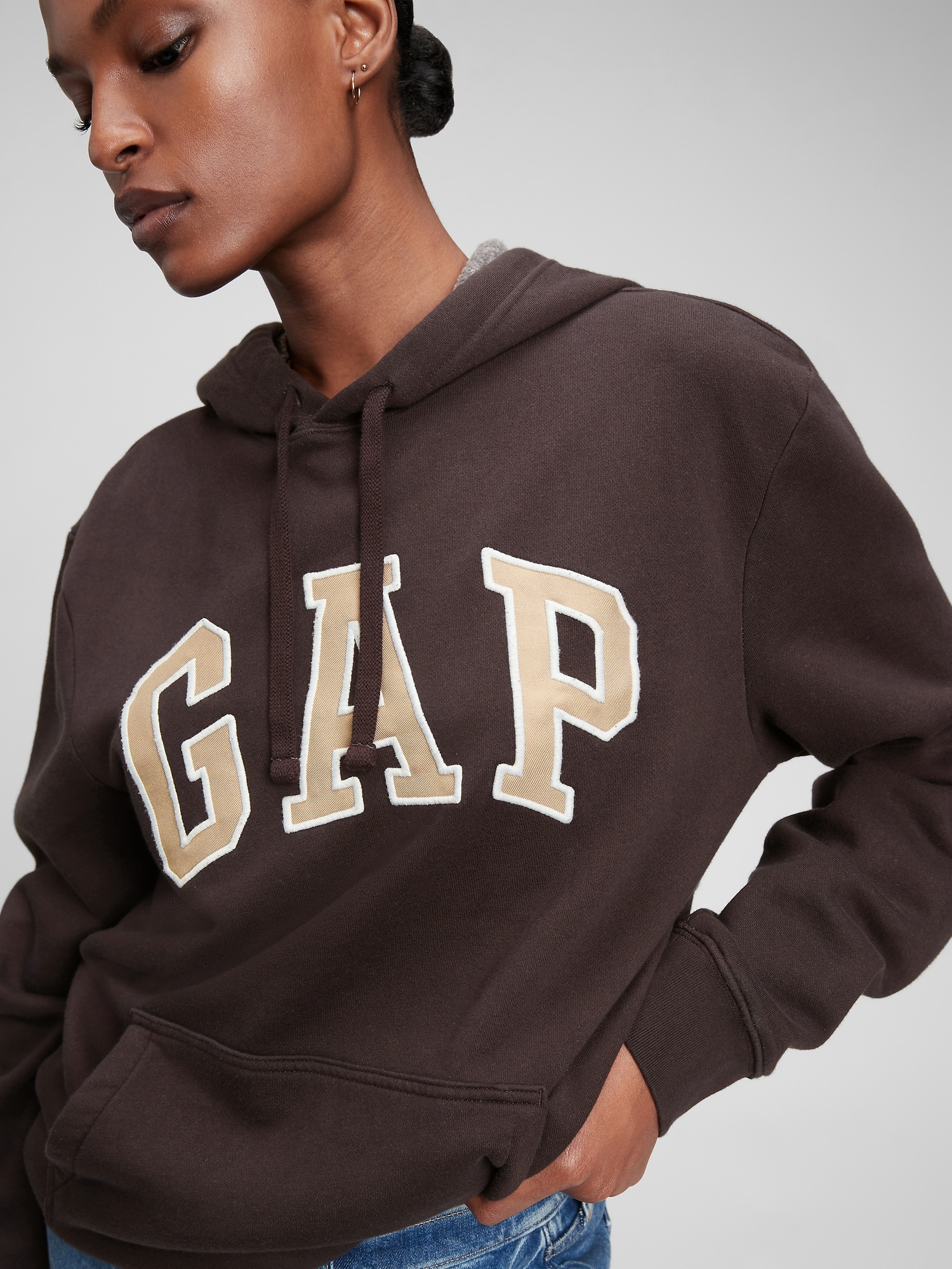 Gap Men's Logo Hoodie Hooded Full Zip Sweatshirt