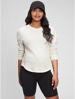 gap womens thermal tops