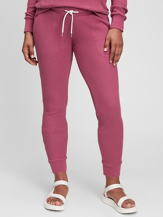 gap waffle joggers