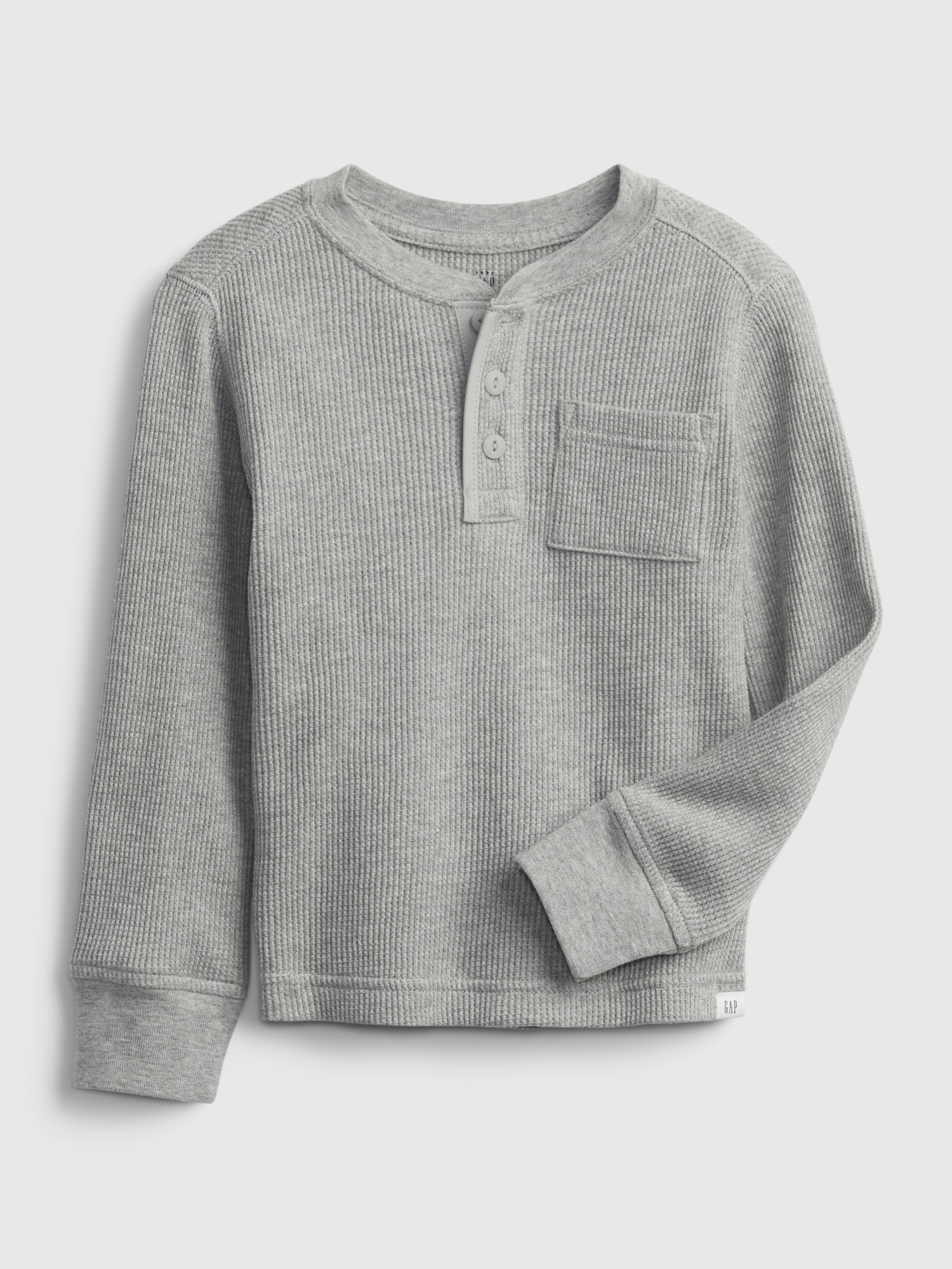 Gap waffle sales knit henley