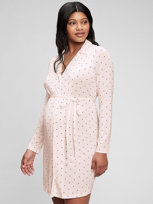 Image number 3 showing, Maternity Modal Nightgown