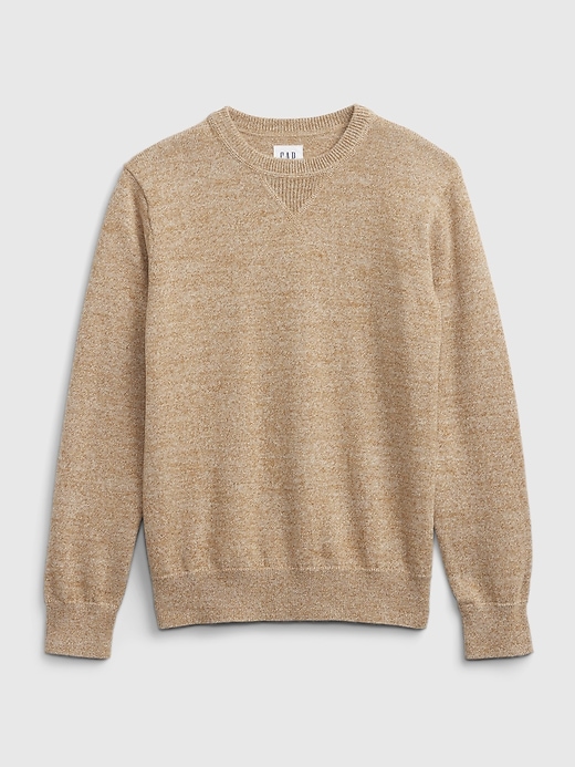 Image number 6 showing, Kids Solid Crewneck Sweater