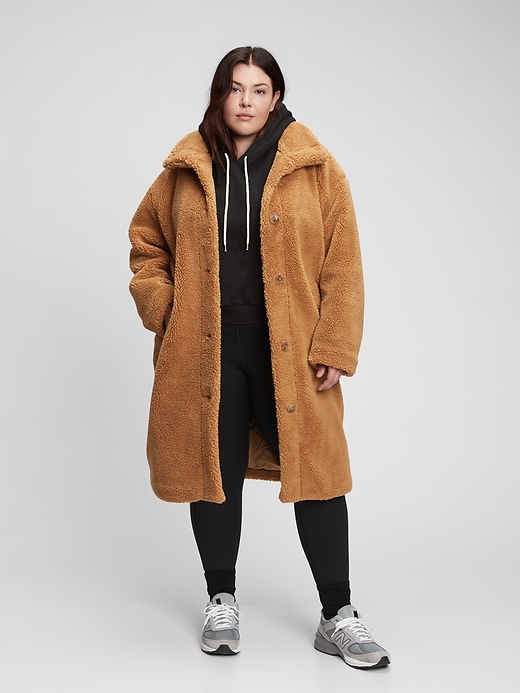 gap sherpa coat womens