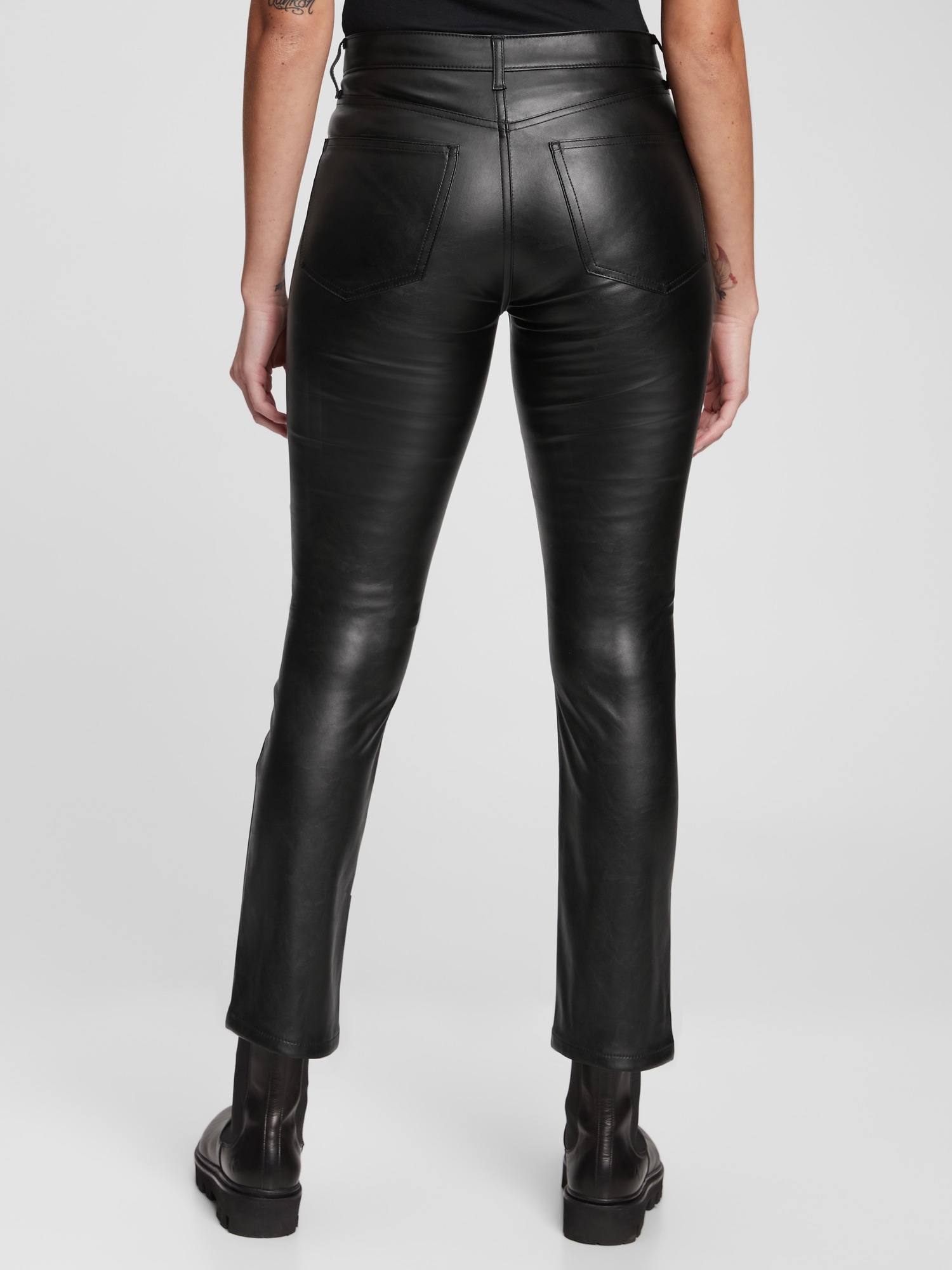 H&M Black Leather Leggings / Pants Size M - $24 - From Brianna