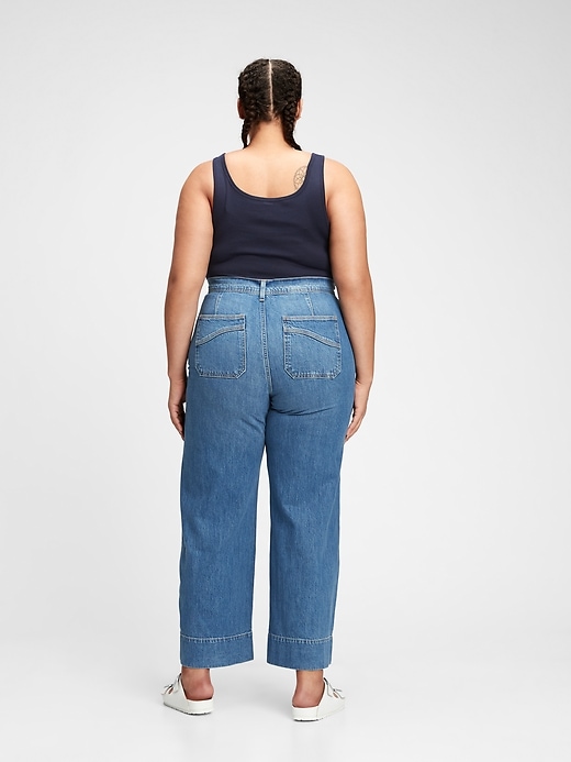 Image number 7 showing, Sky High Wide-Leg Jeans