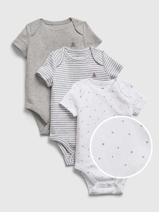 Classic organic cotton jersey bodysuits are a must have staple