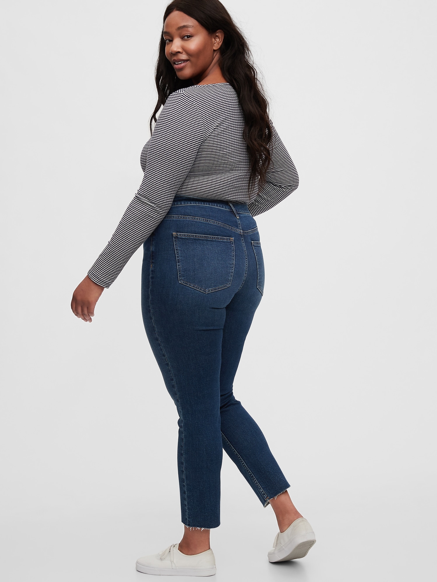 Buy Gap High Waisted Vintage Slim Fit Washwell Jeans from the Gap online  shop