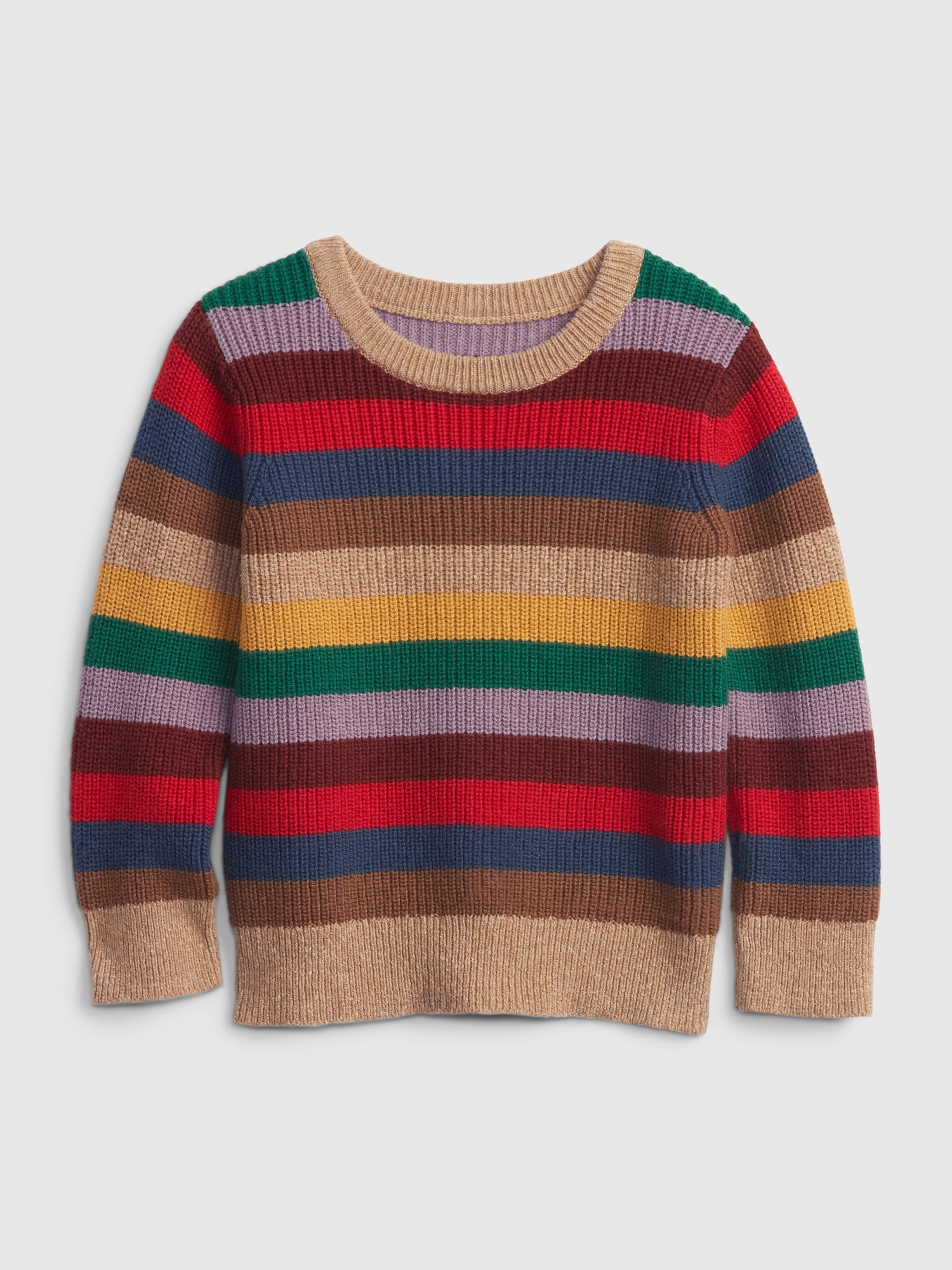 Toddler Crewneck Stripe Sweater