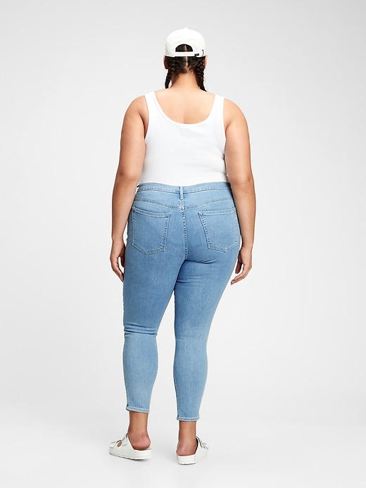 Image number 8 showing, Mid Rise True Skinny Jeans