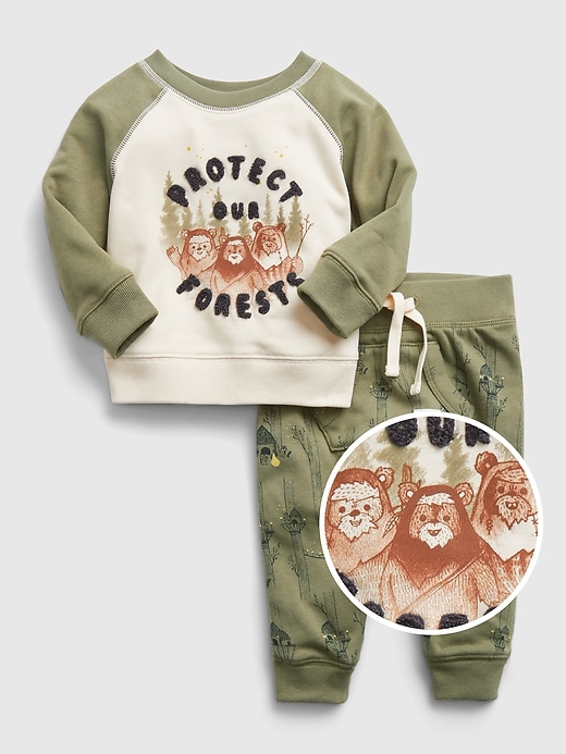 View large product image 1 of 1. babyGap &#124 Star Wars&#153 Graphic Outfit Set