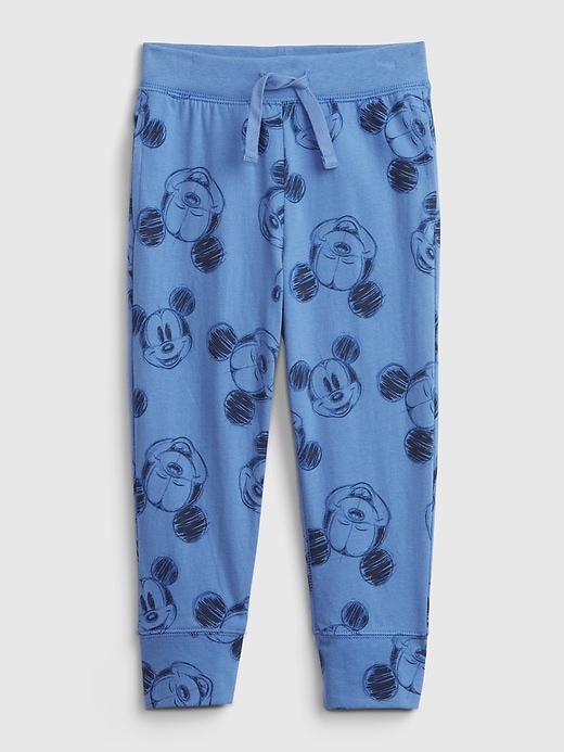Image number 1 showing, babyGap &#124 Disney Mickey Mouse 100% Organic Cotton Mix and Match Print Pull-On Pants