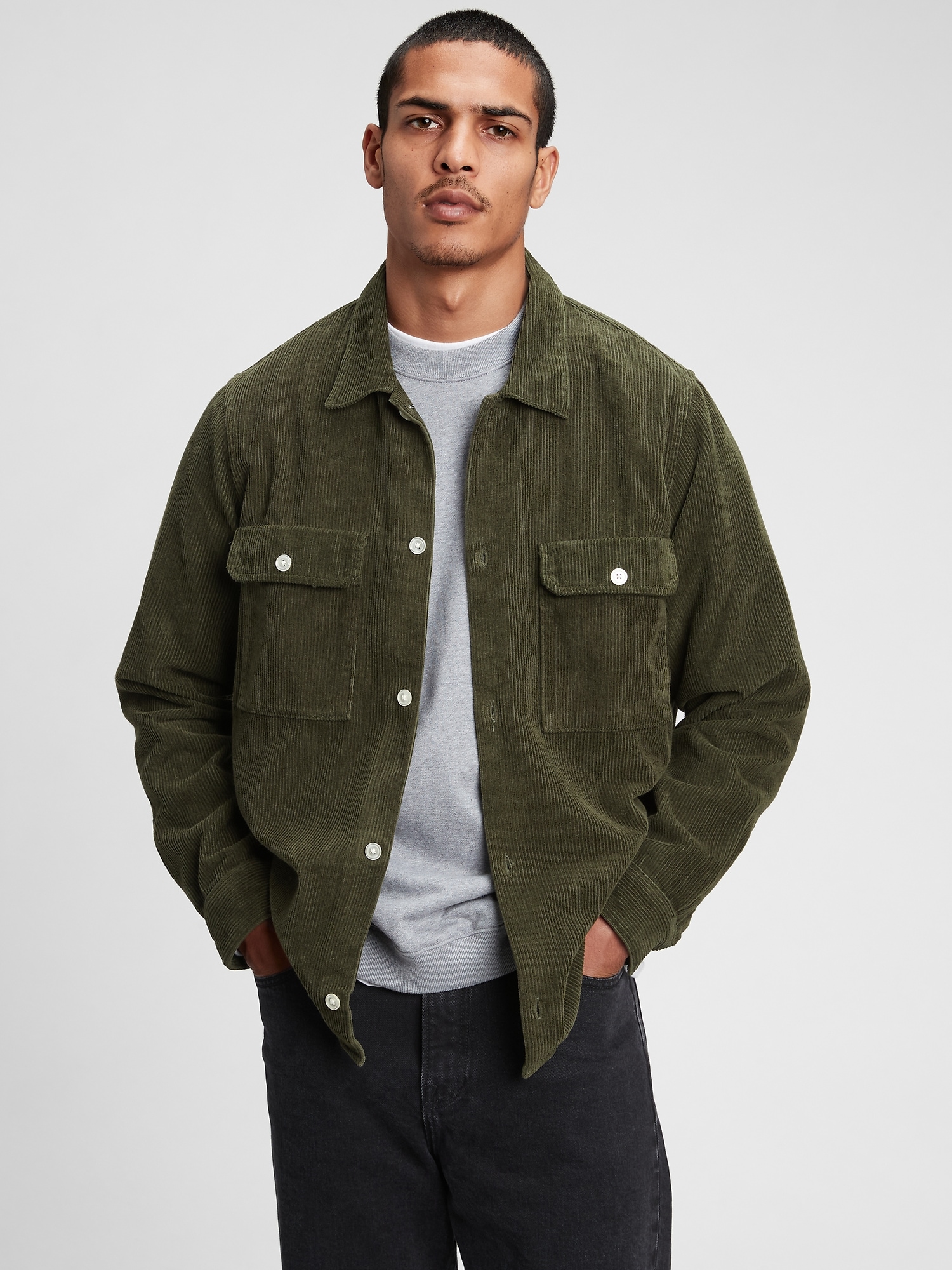 Corduroy Shirt Jacket | Gap