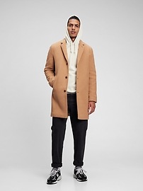 gap camel wool coat