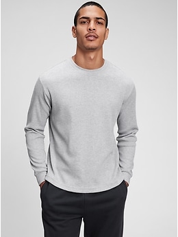 gap waffle knit shirt