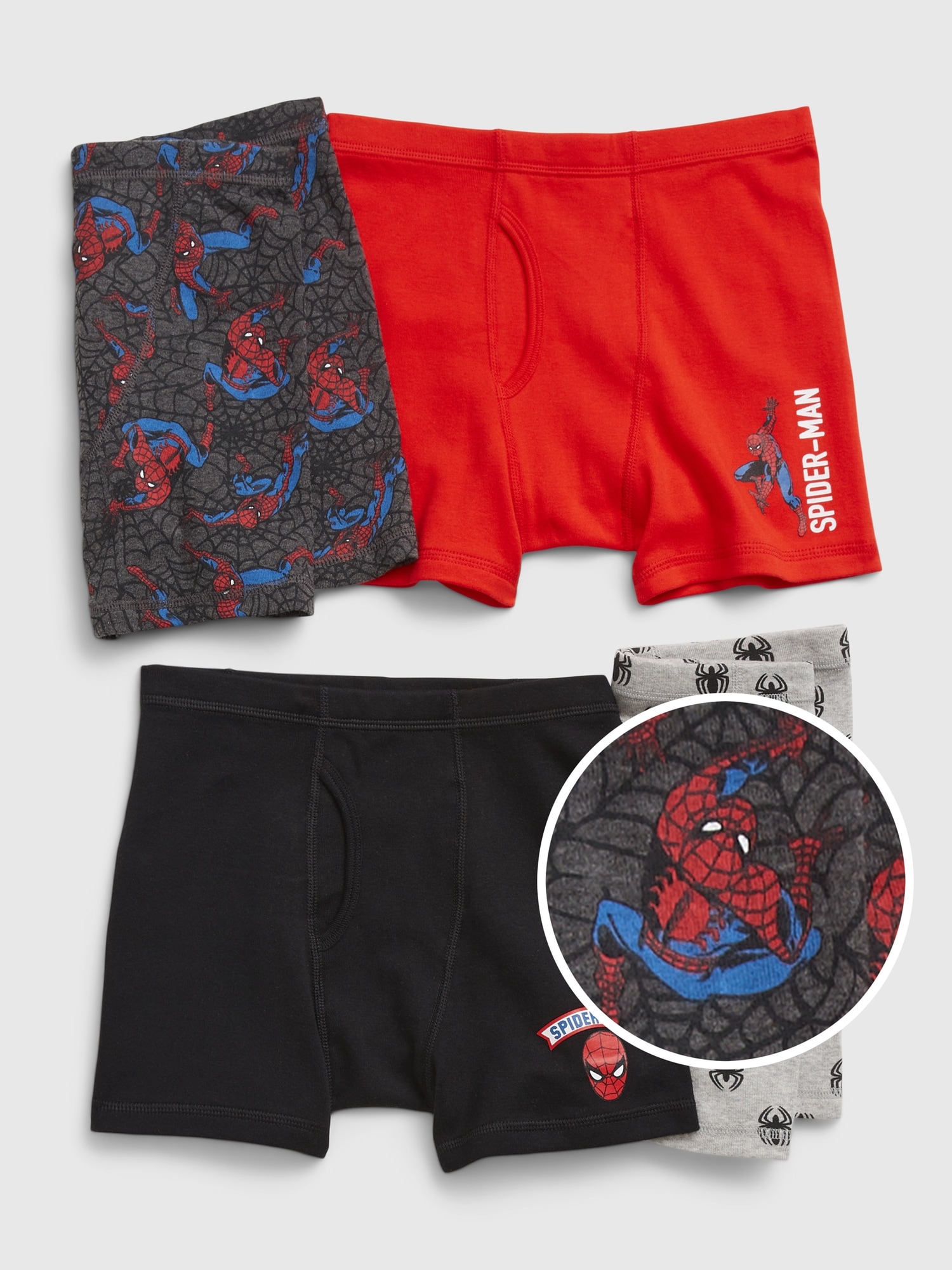 Spider-Man Boys Boxers, 3-Pack Boys Underwear 